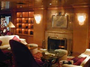 Michael's Club, one of Celebrity Cruises' signature features on the Zenith